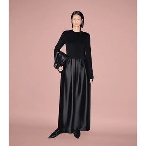 CHICJOC women wool silk maxi size 38